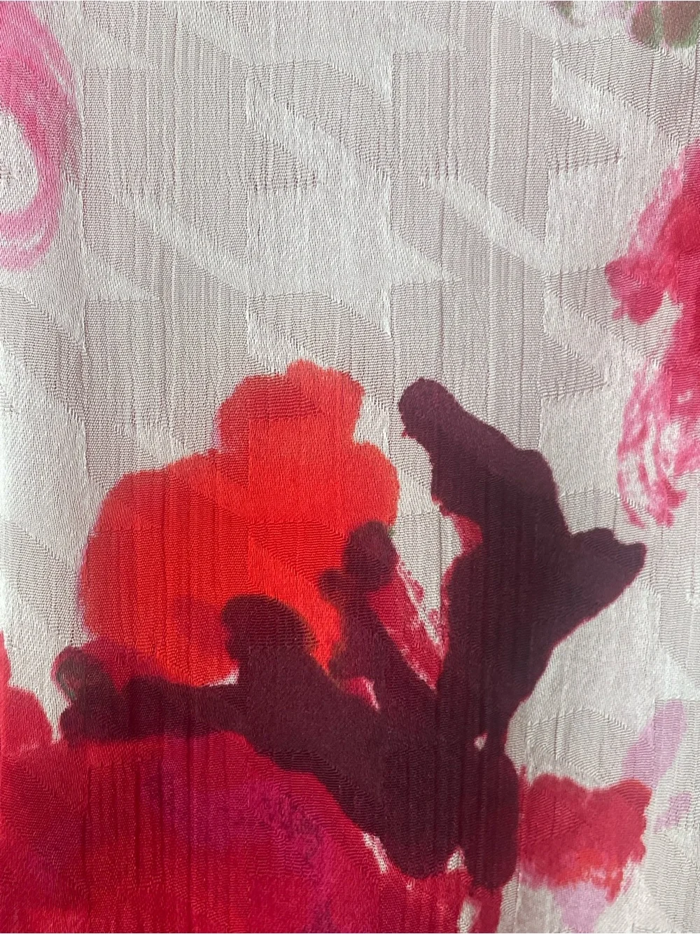 Floral Midi Dress Roses Smocked Waist Feminine Romantic Cottagecore Euro Summer - Picture 6 of 16